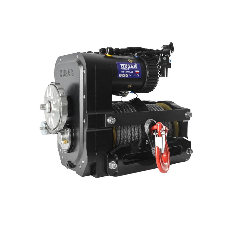 BST RS 12000 Lbs 12V with synthetic rope, Twin motor