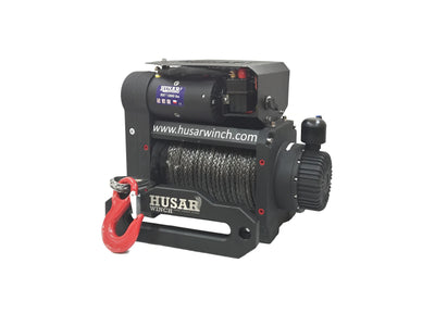 BST S 12000 Lbs Twin Motor Winch synthetic rope