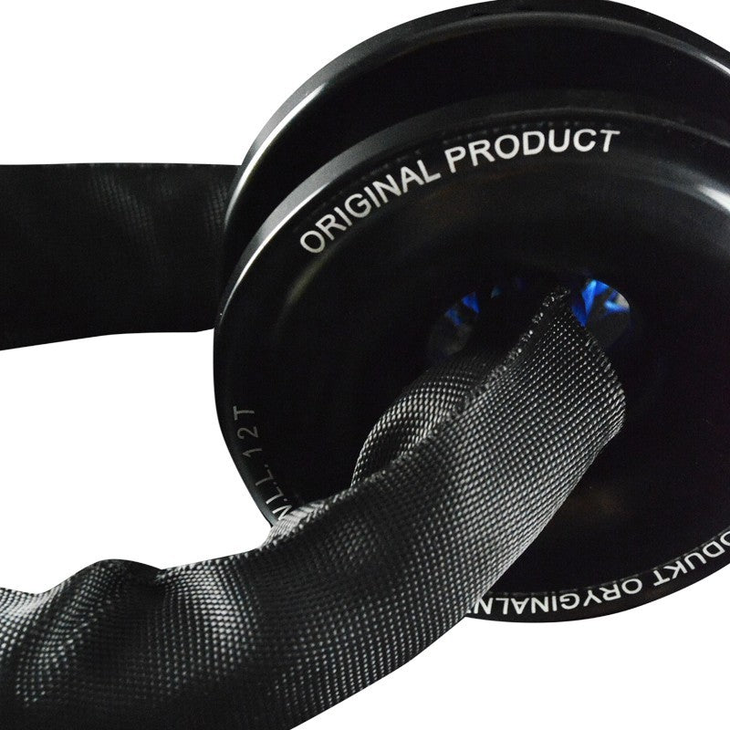 Soft synthetic shackle and recovery ring set